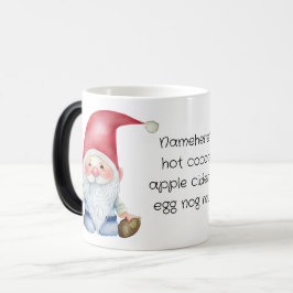 Caneca Mágica Crie Seu Próprio Gnome de Natal Engraçado