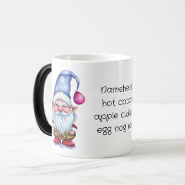 Caneca Mágica Crie Seu Próprio Gnome de Natal Periwinkle