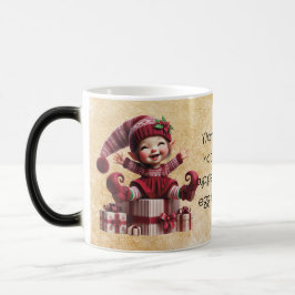 Caneca Mágica Crie Seu Próprio Gnome de Natal Vintage Fofo