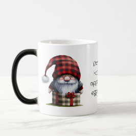 Caneca Mágica Crie Seu Próprio Gnome de Natal Vovô Xadrez