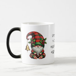Caneca Mágica Crie Seu Próprio Gnome Xadrez de Natal Aconchegant
