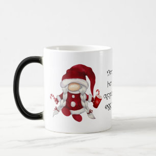 Caneca Mágica Crie seu próprio Gnomo de Cacau de Natal bonito