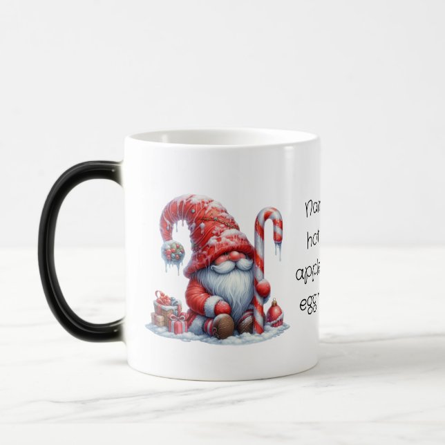 Caneca Mágica Crie Seu Próprio Gnomo de Natal com Peppermint (Esquerda)