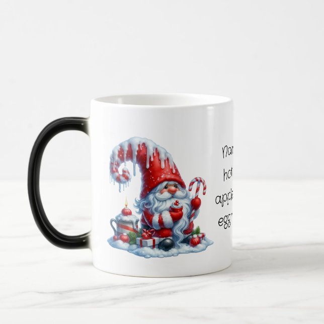 Caneca Mágica Crie Seu Próprio Gnomo de Natal Icy Peppermint (Esquerda)
