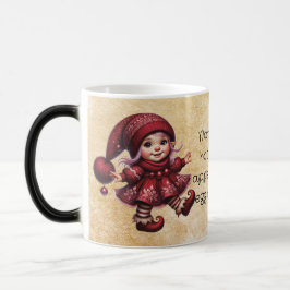 Caneca Mágica Crie Seu Próprio Gnomo de Natal Vintage Andante