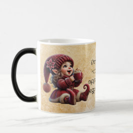 Caneca Mágica Crie Seu Próprio Gnomo de Natal Vintage Animado