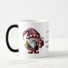 Caneca Mágica Crie seu próprio Gnomo de Natal Xadrez rabugento