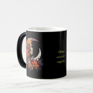 Caneca Mágica Crie Seu Próprio Luar Boho Floral Colorido