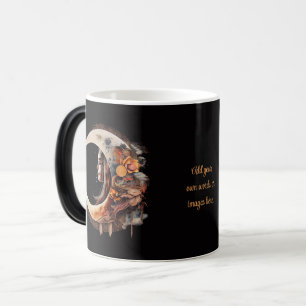 Caneca Mágica Crie Seu Próprio Luar Floral Boho Silencioso