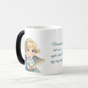 Caneca Mágica Crie seu próprio Natal Azul e Louro