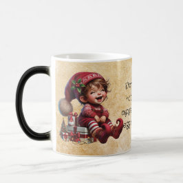 Caneca Mágica Crie seu próprio Natal vintage Rindo Gnome