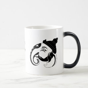 Caneca Mágica Crie seu próprio perfil preto Ganesh