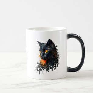 Caneca Mágica Crie Seu Próprio Pó Preto de Gato