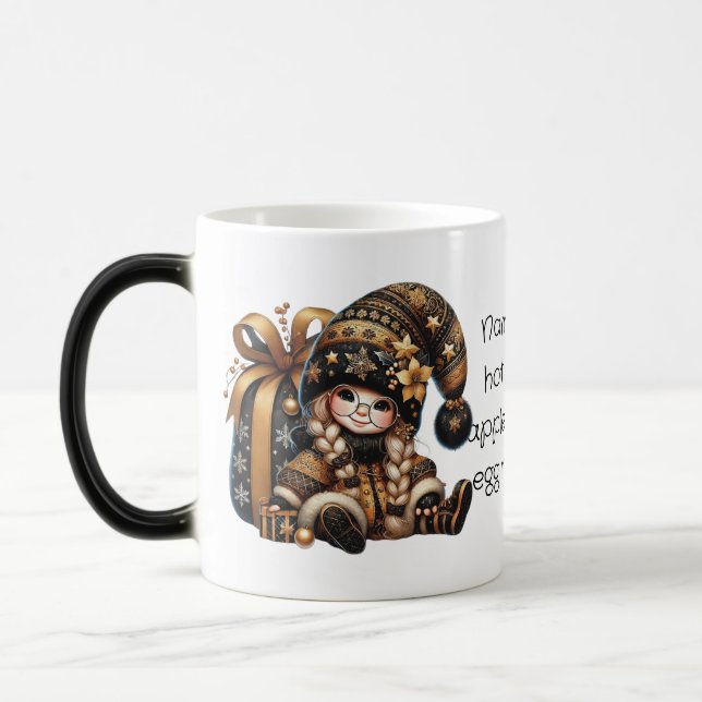 Caneca Mágica Crie Seu Próprio Saco de Presente Mágico de Gnome  (Esquerda)