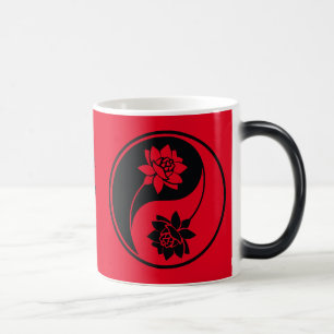 Caneca Mágica Crie seu próprio símbolo Lotus Yin Yang