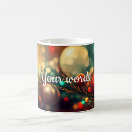 Caneca Mágica Crie seus próprios Enfeites de natal