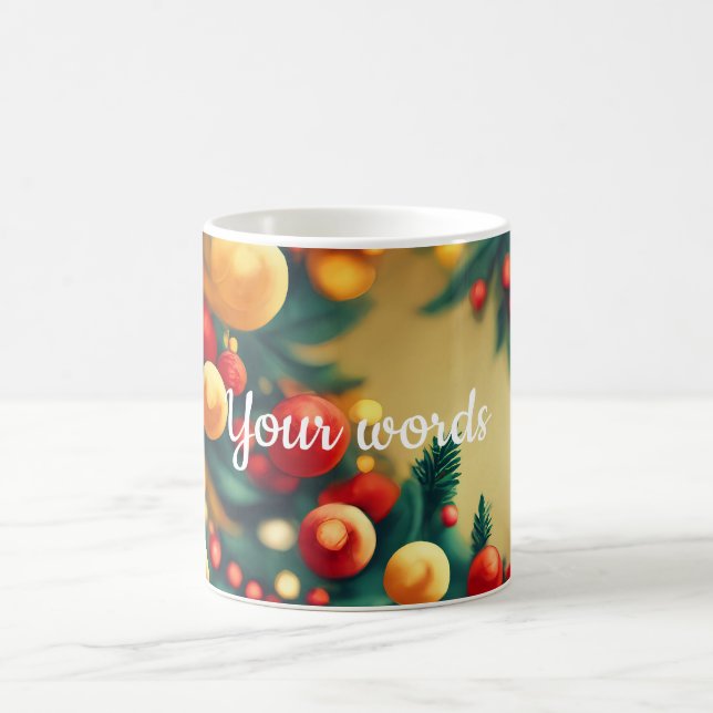 Caneca Mágica Crie seus próprios Enfeites de natal (Centro)