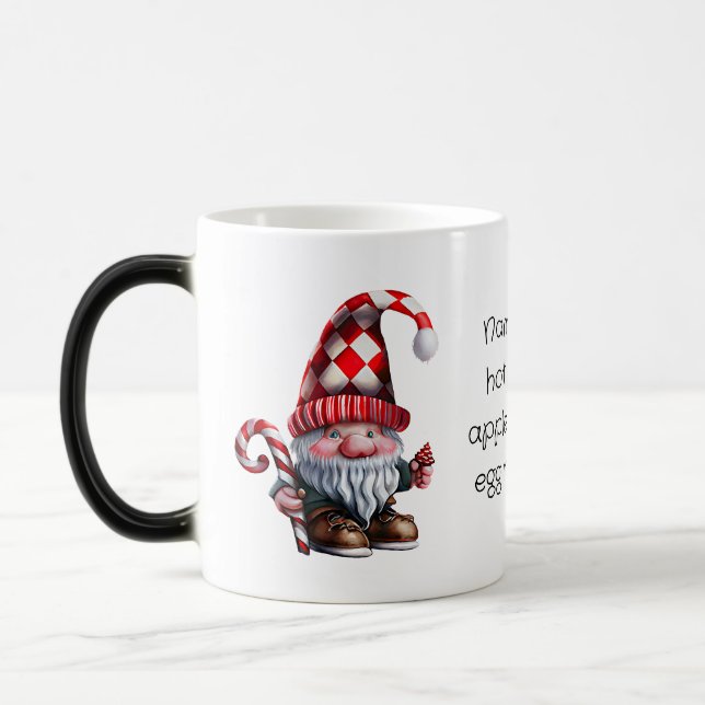 Caneca Mágica Crie Seus Próprios Gnomo de Natal com Cheques Limi (Esquerda)