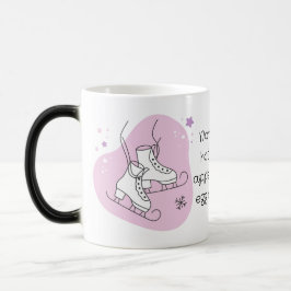 Caneca Mágica Crie Seus Próprios Patins de Gelo Estrelados Rosa 