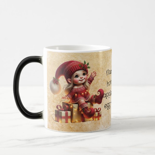 Caneca Mágica Crie Seus Próprios Presentes de Gnomo de Natal Vin (Esquerda)