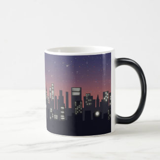 Caneca Mágica Crie sua cidade ao anoitecer