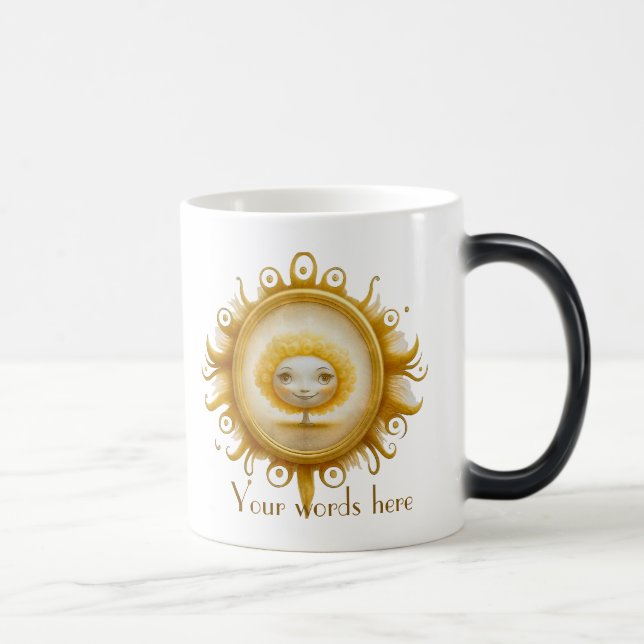 Caneca Mágica Crie sua própria árvore de sol cômoda (Direita)