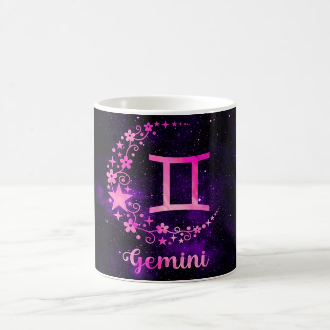 Caneca Mágica Crie sua própria astrologia Zodiac Gemini (Centro)