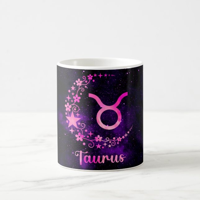 Caneca Mágica Crie sua própria astrologia Zodiac Taurus (Centro)