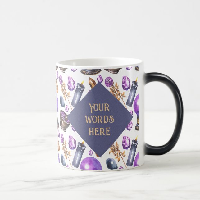 Caneca Mágica Crie Sua Própria Bola De Cristal Roxo (Direita)