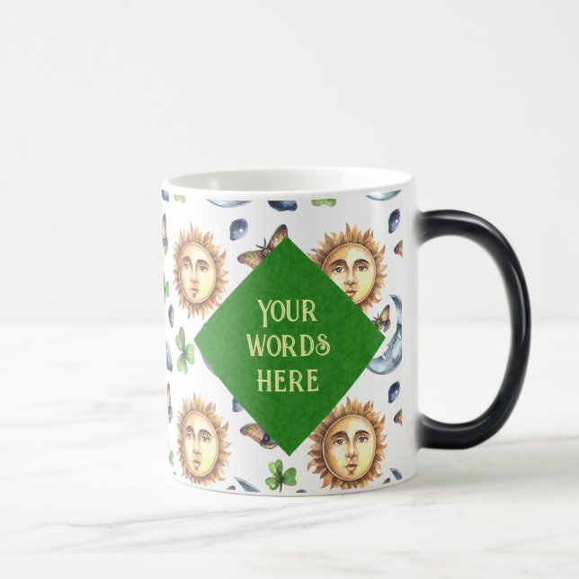 Caneca Mágica Crie Sua Própria Borboleta Celestial Sortudo (Direita)