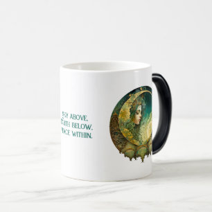Caneca Mágica Crie Sua Própria Criança Vitoriana Steampunk Moon