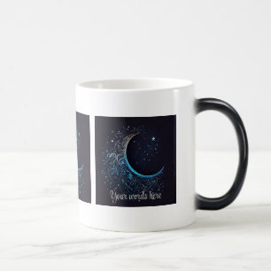 Caneca Mágica Crie sua própria lua azul e Dourada