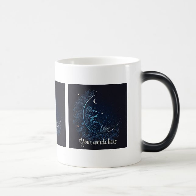 Caneca Mágica Crie sua própria lua azul mística (Direita)
