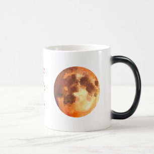 Caneca Mágica Crie Sua Própria Lua Laranja Mística