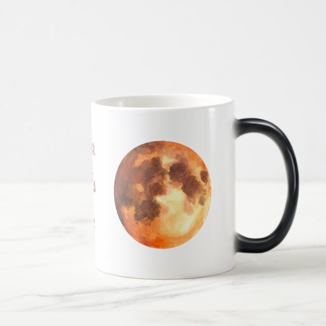 Caneca Mágica Crie Sua Própria Lua Laranja Mística (Direita)