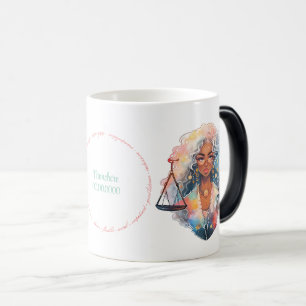 Caneca Mágica Crie Sua Própria Mulher Afro-Americana de Libra