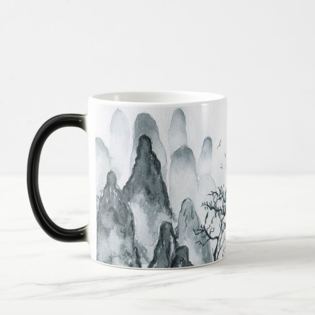 Caneca Mágica Crie sua própria paisagem de Hilly Mountain (Esquerda)