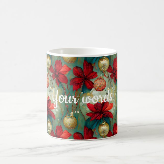 Caneca Mágica Crie suas próprias flores e berries de Natal (Centro)
