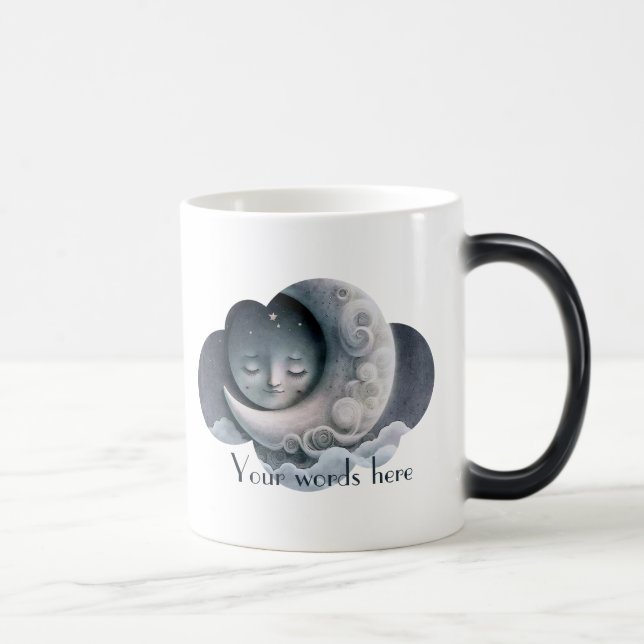 Caneca Mágica Crie suas próprias luas pacíficas em nuvens (Direita)