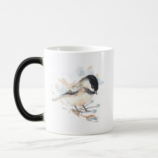 Caneca Mágica Crote Chickadee Watercolor (Esquerda)
