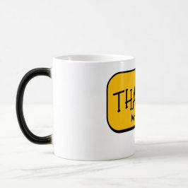 Caneca Mágica Cute Funny Yellow Thank You Mug