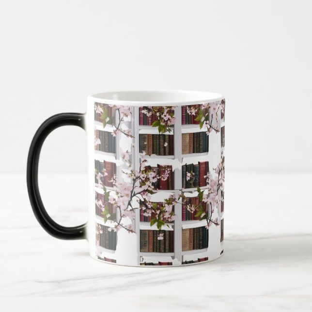 Caneca Mágica da Biblioteca com Mudança de Cor - A (Esquerda)