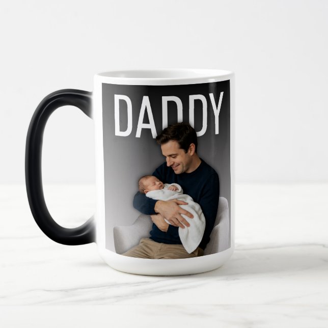 Caneca Mágica Dad Photo This Year Name Best Daddy Ever (Esquerda)
