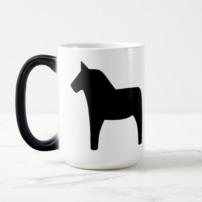 Caneca Mágica Dala Horse Black Magic Mug (Esquerda)
