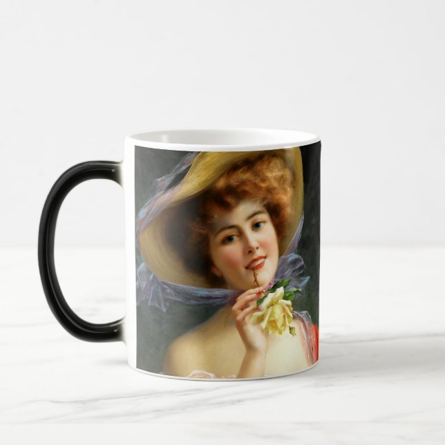 Caneca Mágica Dama de Falno Vermelho (Esquerda)