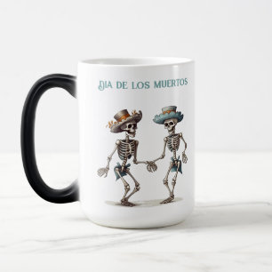 Caneca Mágica Dança Eterna Dia de los Muertos Calaveras