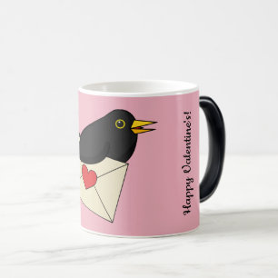Caneca Mágica De Blackbird com Amor   Adicionar seu texto