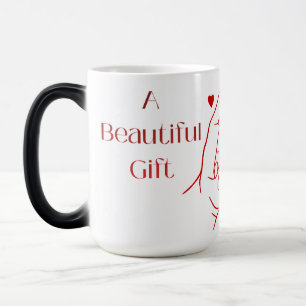 Caneca Mágica de Mudança de Cor 'Um Presente Lindo