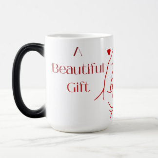 Caneca Mágica de Mudança de Cor 'Um Presente Lindo