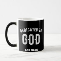 DEDICADO A DEUS TEXTO BRANCO RESFRIADO PERSONALIZÁ